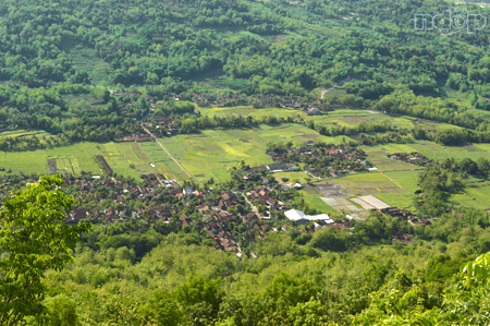 Gunung Kidul dari atas
