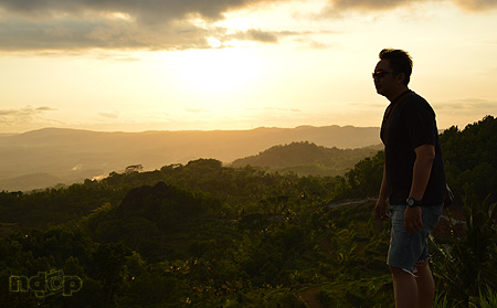 Adit with golden sunset