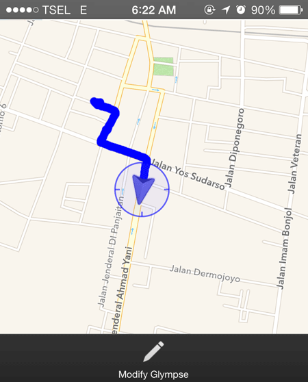 Glymspe Berjalan