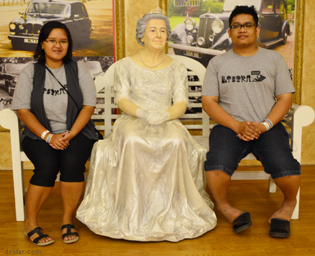 Patung Lilin Ratu Elisabeth