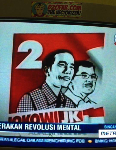 Jokowi JK vector di metrotivi