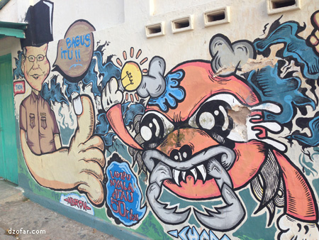 Mural lampu siang