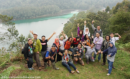 Telaga Warna bersama Travel Blogger Indonesia