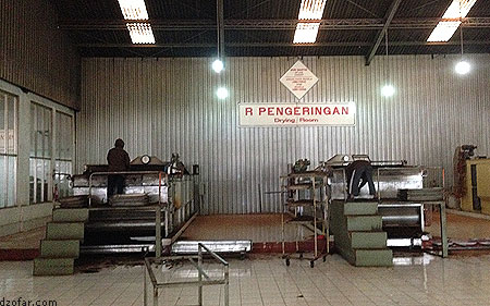 Ruang pengeringan teh