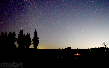 Milky way di Waduk Perning. 