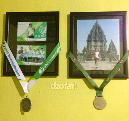 Dipajang di kamar
