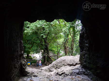 Lubang Goa dari dalam