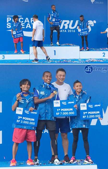 Podium 10K Putra