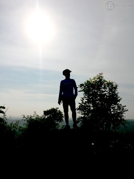 Silhouette di Bukit Cinta