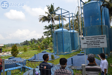 Tempat pengolahan biogas