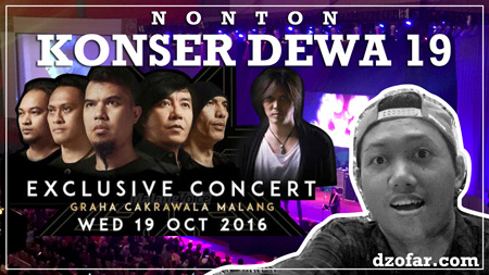 Nonton konser dewa 19