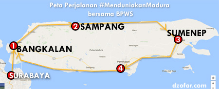 perjalanan menduniakan madura