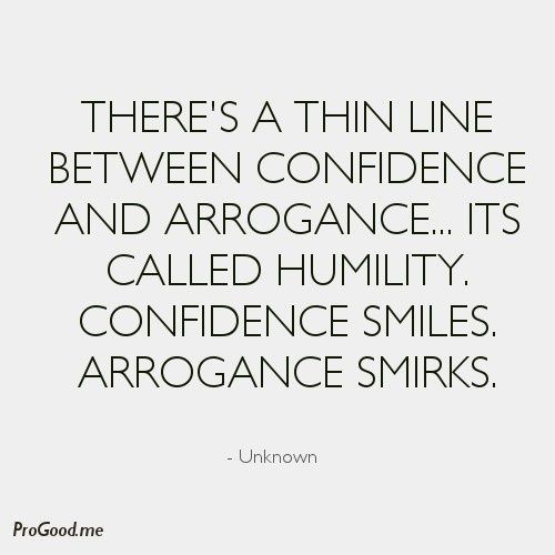 arrogant quote