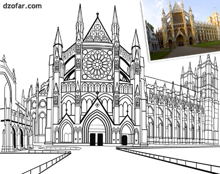westminster lineart