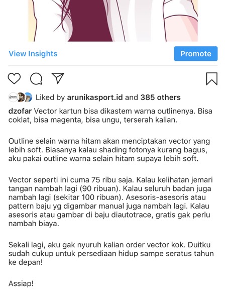 Postingan Paragraf Instagram Rapi