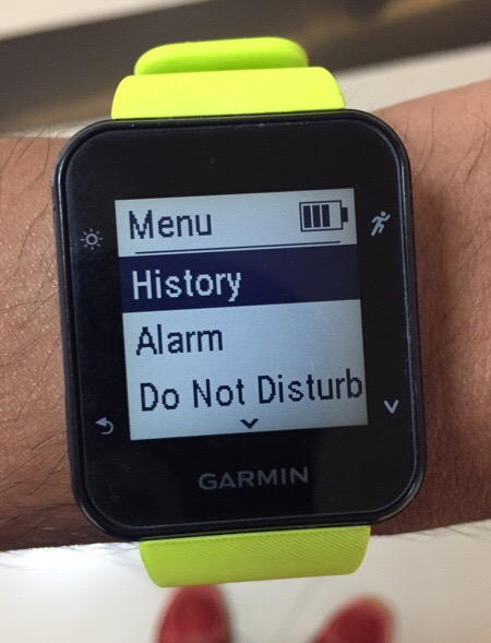 Font Garmin Forerunner 35