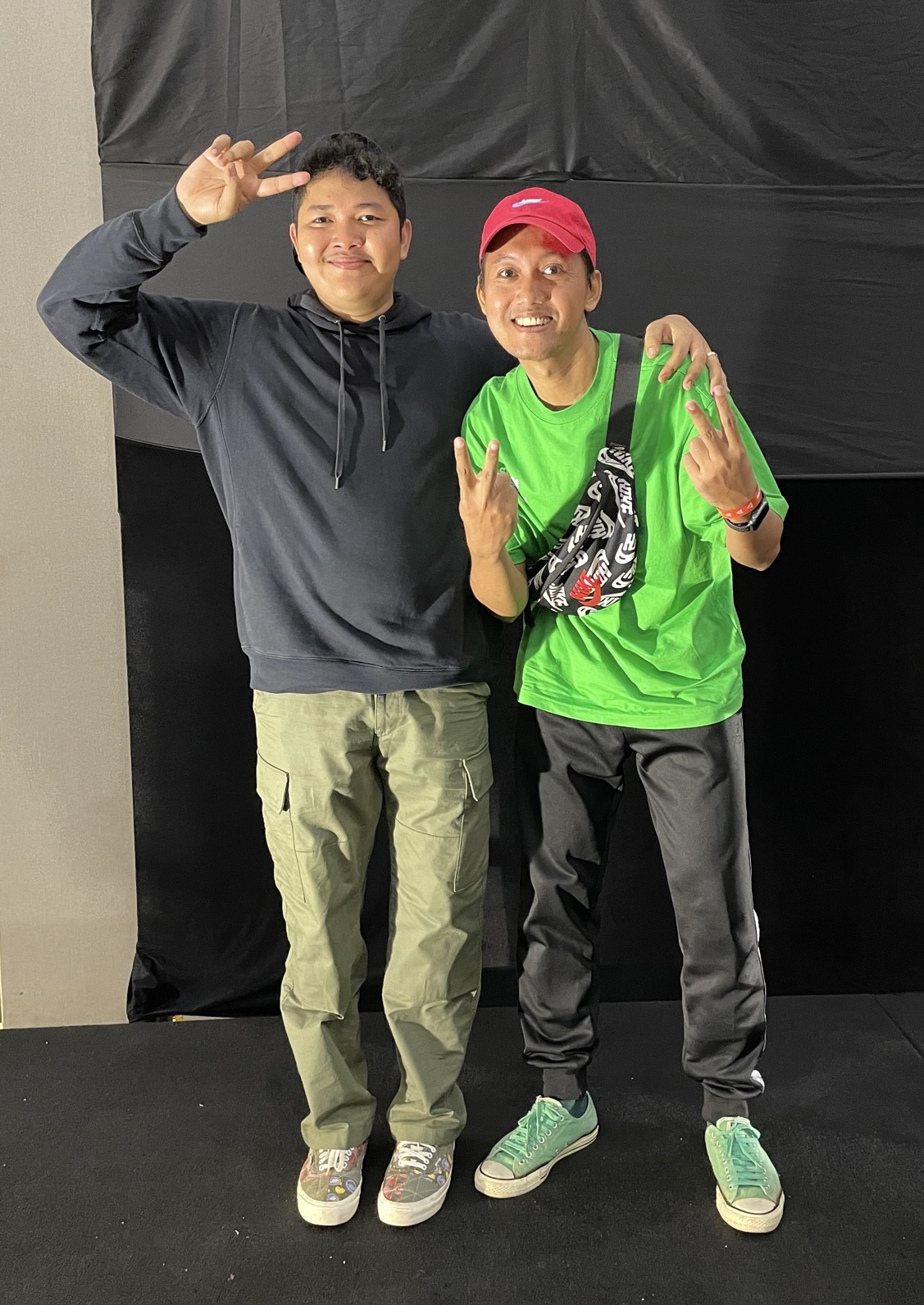 Foto bareng Nopek Novian