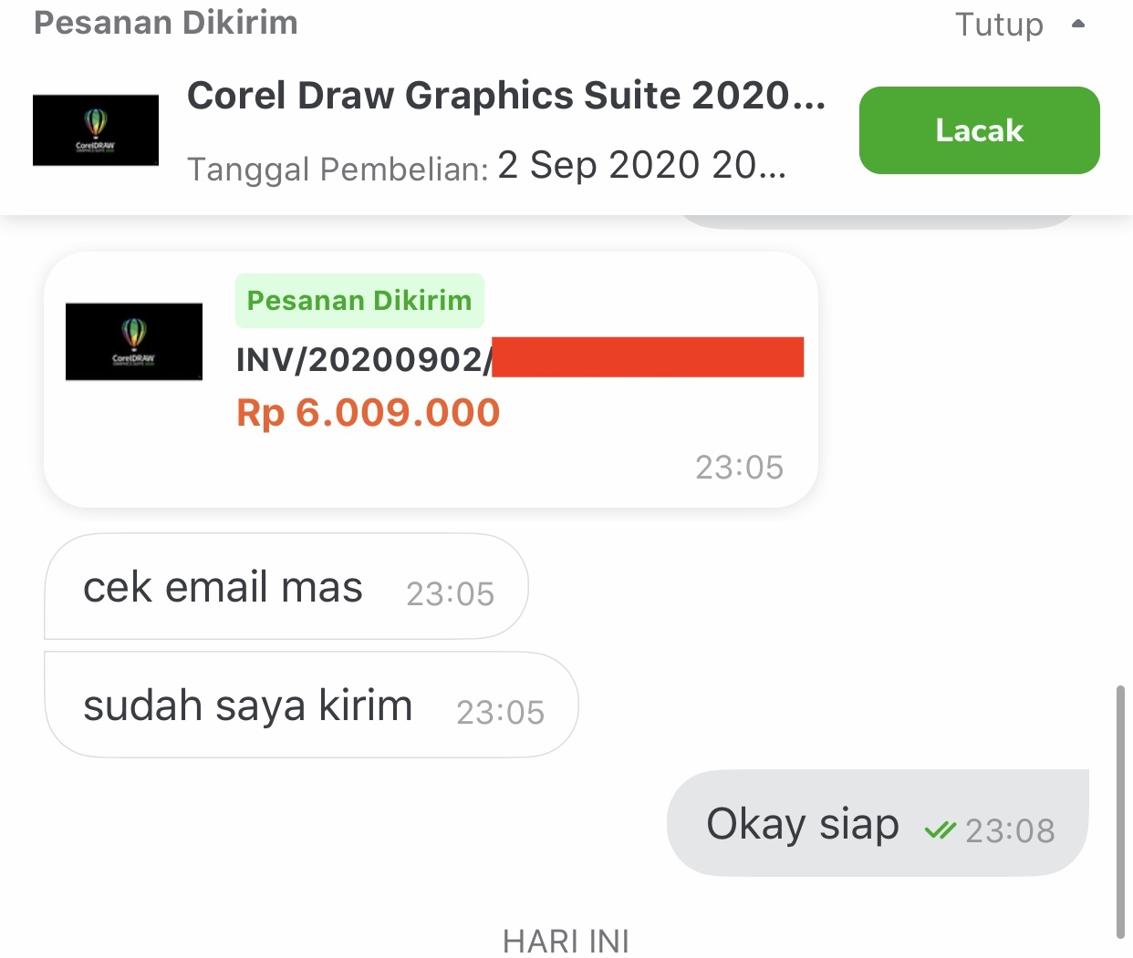 Akhirnya dibeliin juga