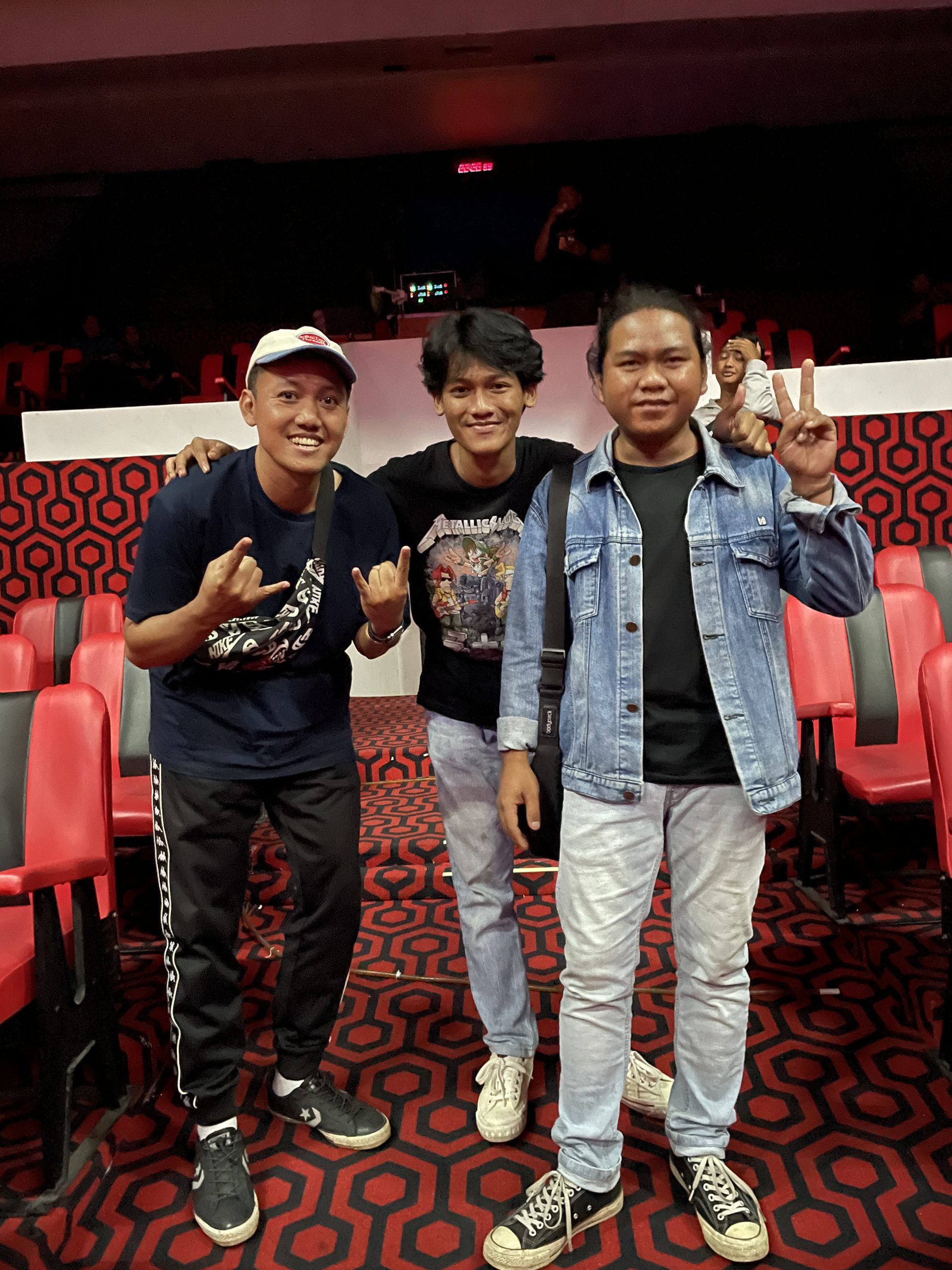 Foto bareng Ayub dan Yatno