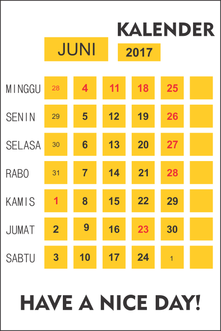 pola kalender abadi