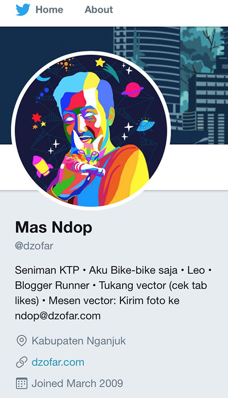 Twitter seniman