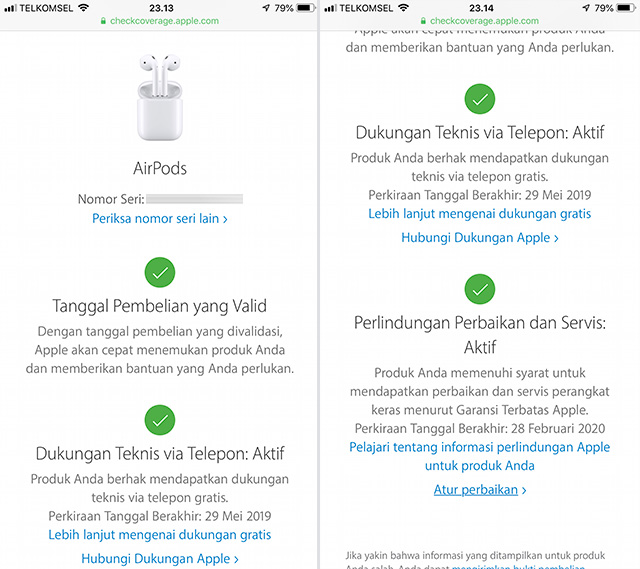 Airpods Garansi