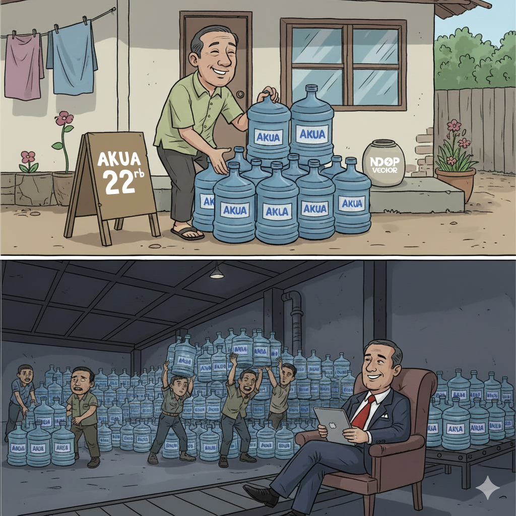 Akua Si Miskin dan Si Kaya
