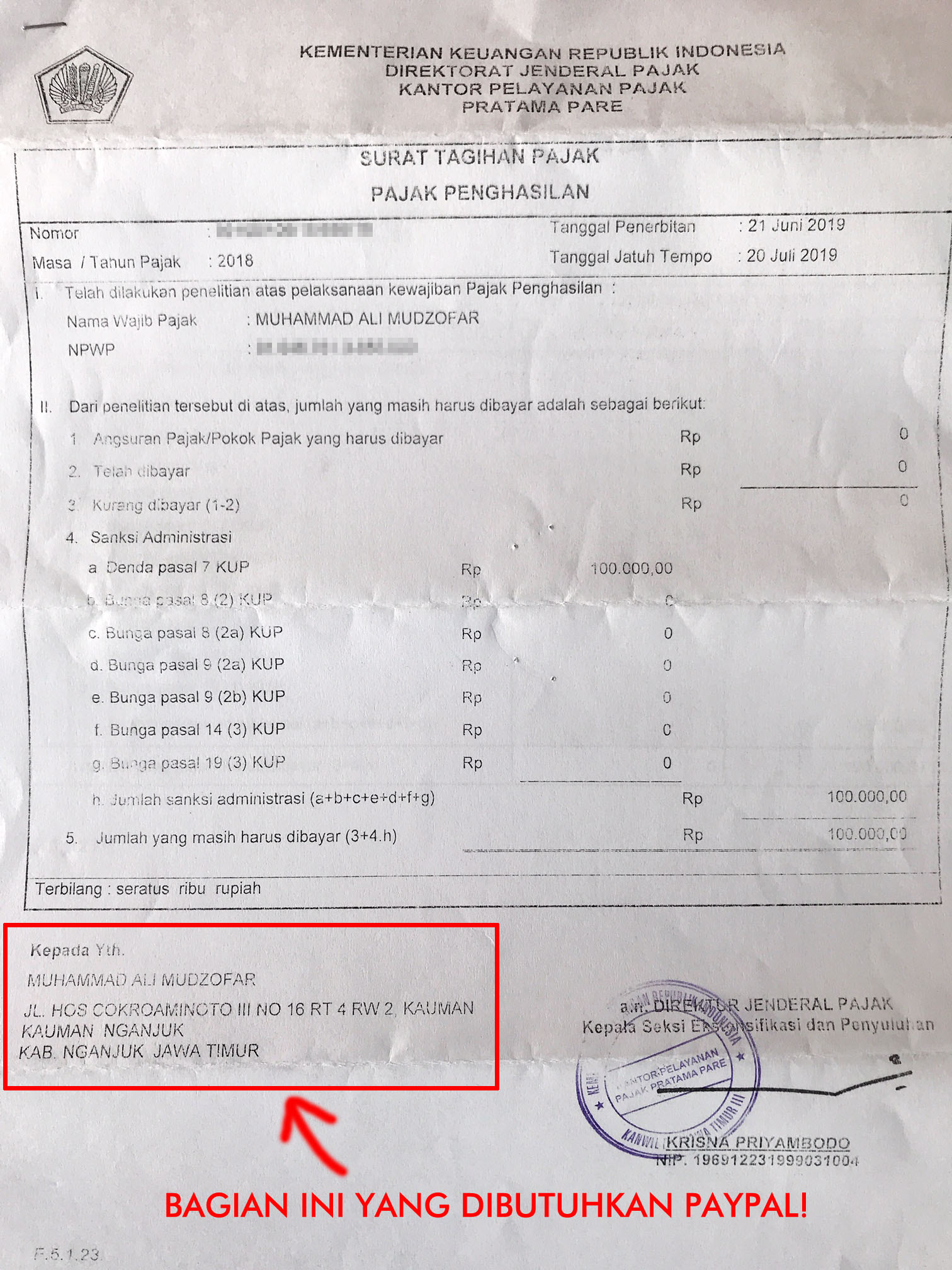 Denda pajak