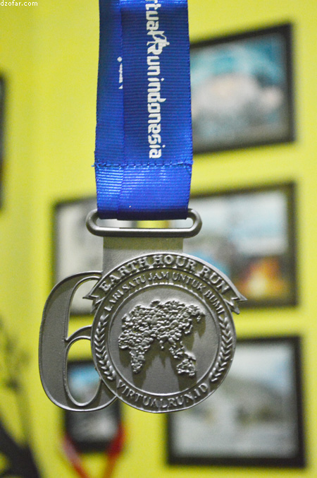 Earth Hour Run 2017 Medals