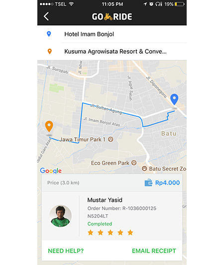 gojek di Batu