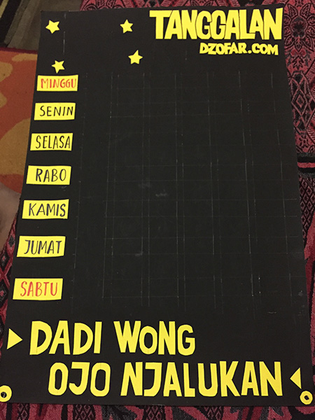 Background kalender