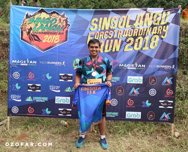 Danang bersama Finisher Tee. 