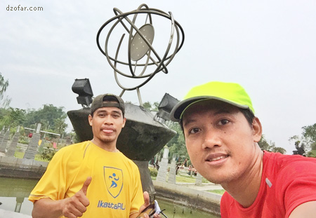 selfie di taman pintar